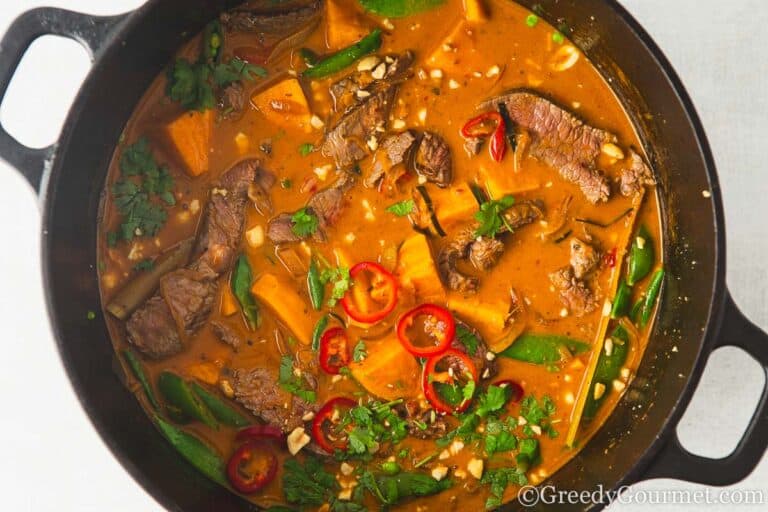 Thai Red Beef Curry | Greedy Gourmet