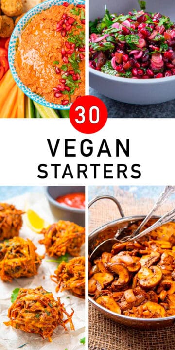 30 Vegan Starters - Plenty Of Inspiration! | Greedy Gourmet