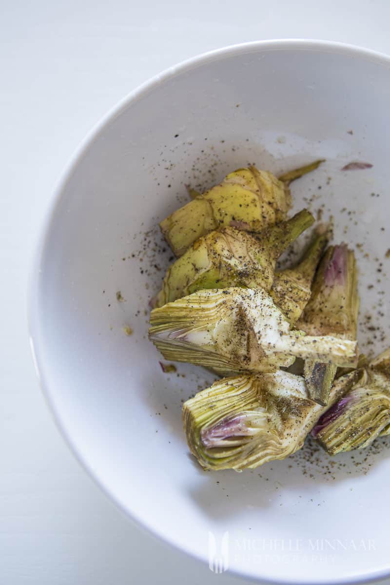 Roasted Artichoke Hearts Sicilian Recipe That Totally Respects The