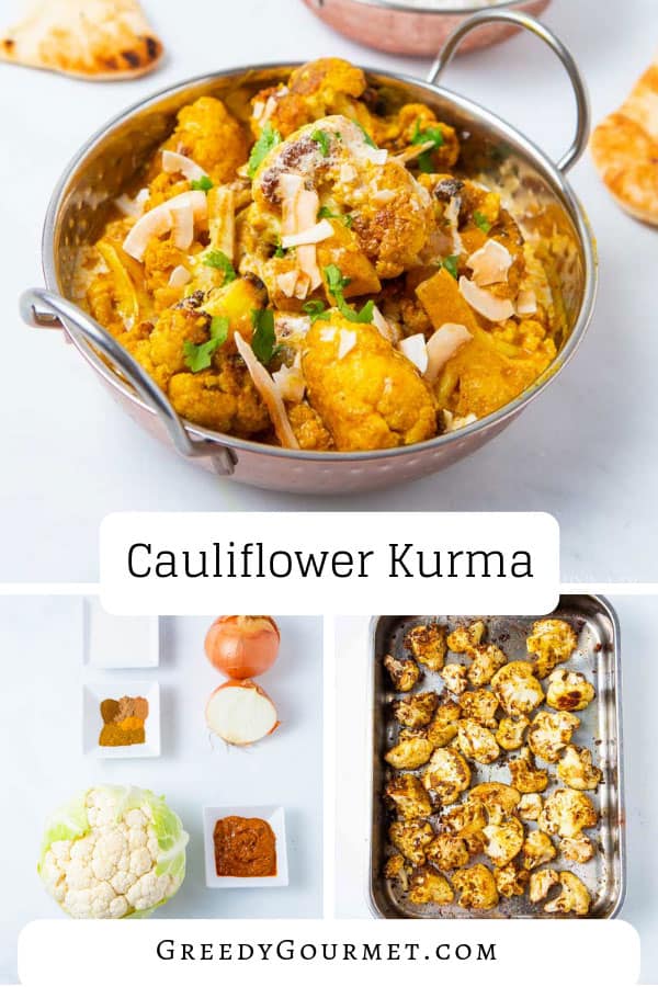 A bowl of cauliflower kurma