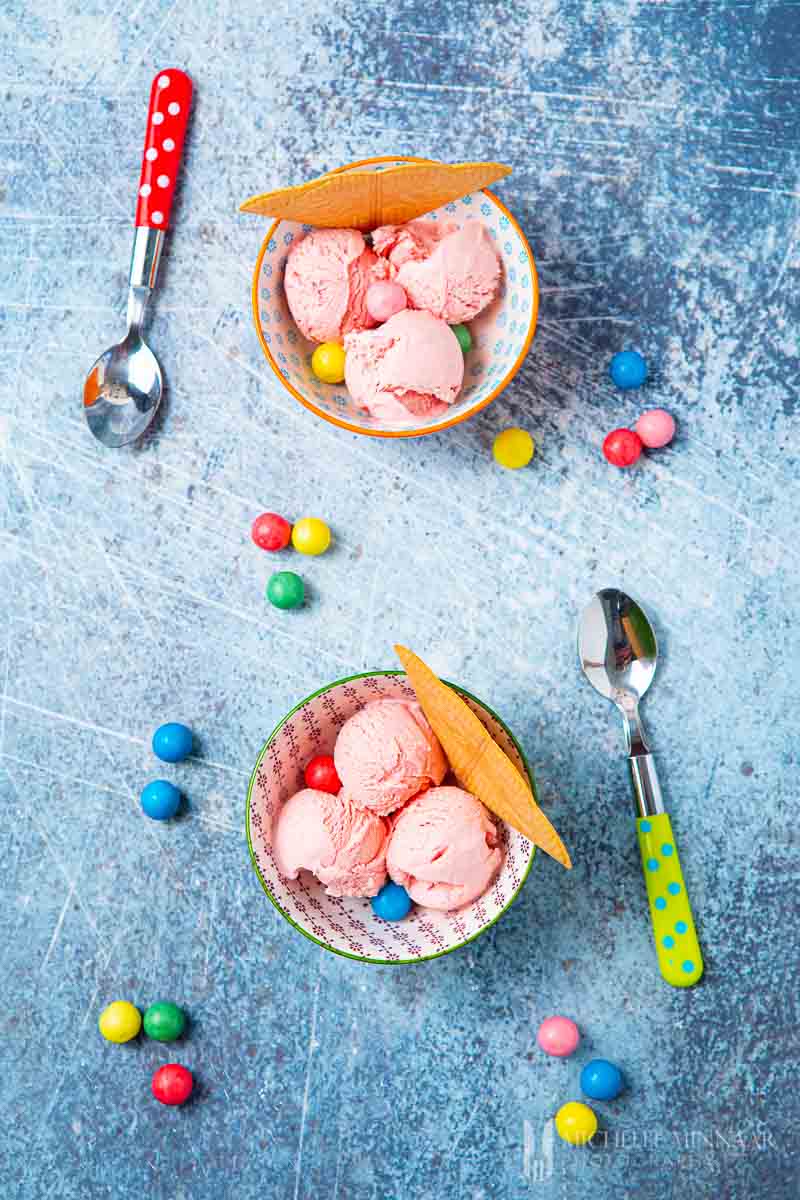 Bubble Gum Ice Cream - A Great Pink Dessert | Greedy Gourmet