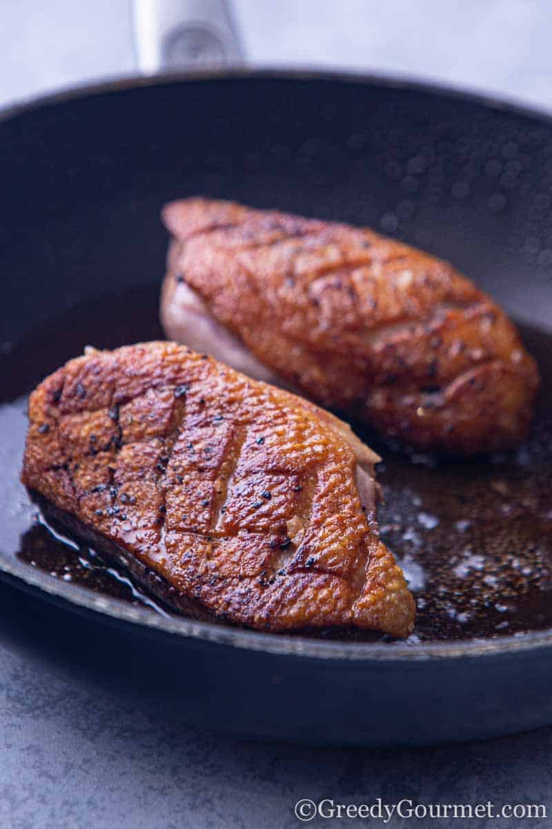 Pan Fried Duck Breast - Easy French Recipe | Greedy Gourmet
