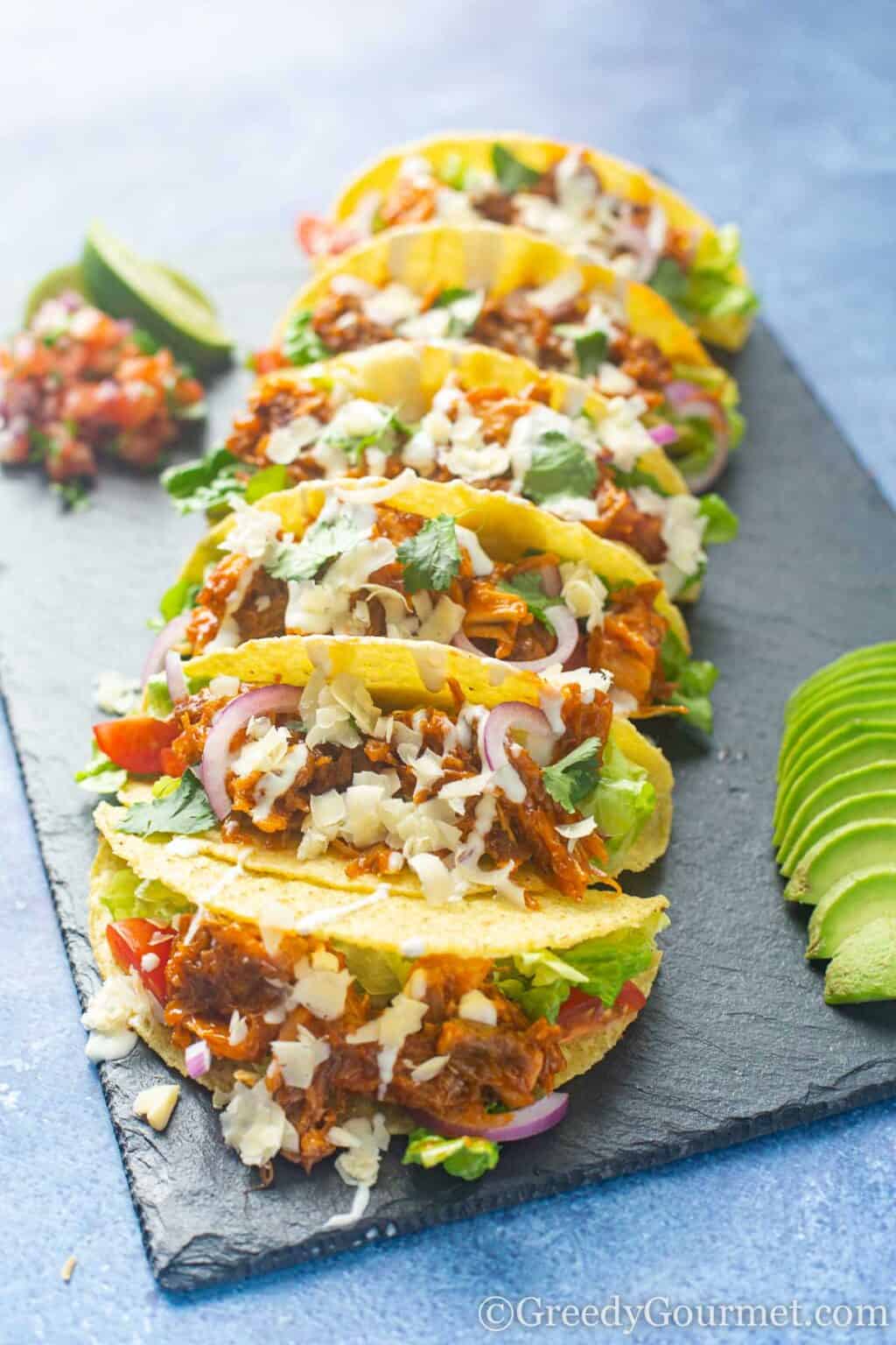 Leftover Turkey Tacos | Greedy Gourmet