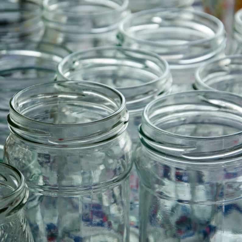 Glass Jars With Airtight Lids 4 oz,Small Jars With LeakProof Rubber  Gasket,30 ..