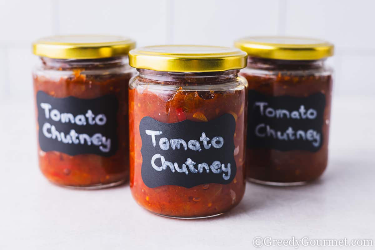 Tomato Chutney Bottles 